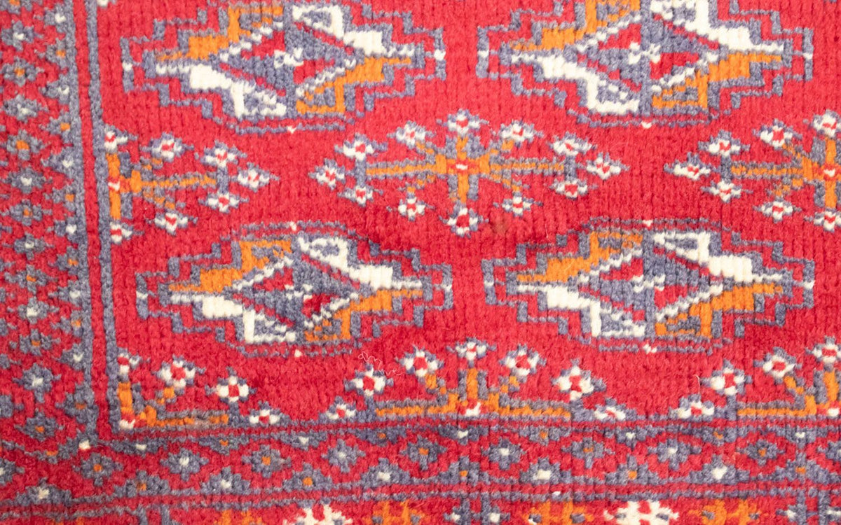 Alfombra de pasillo Alfombra Turkaman - 100 x 50 cm - rojo