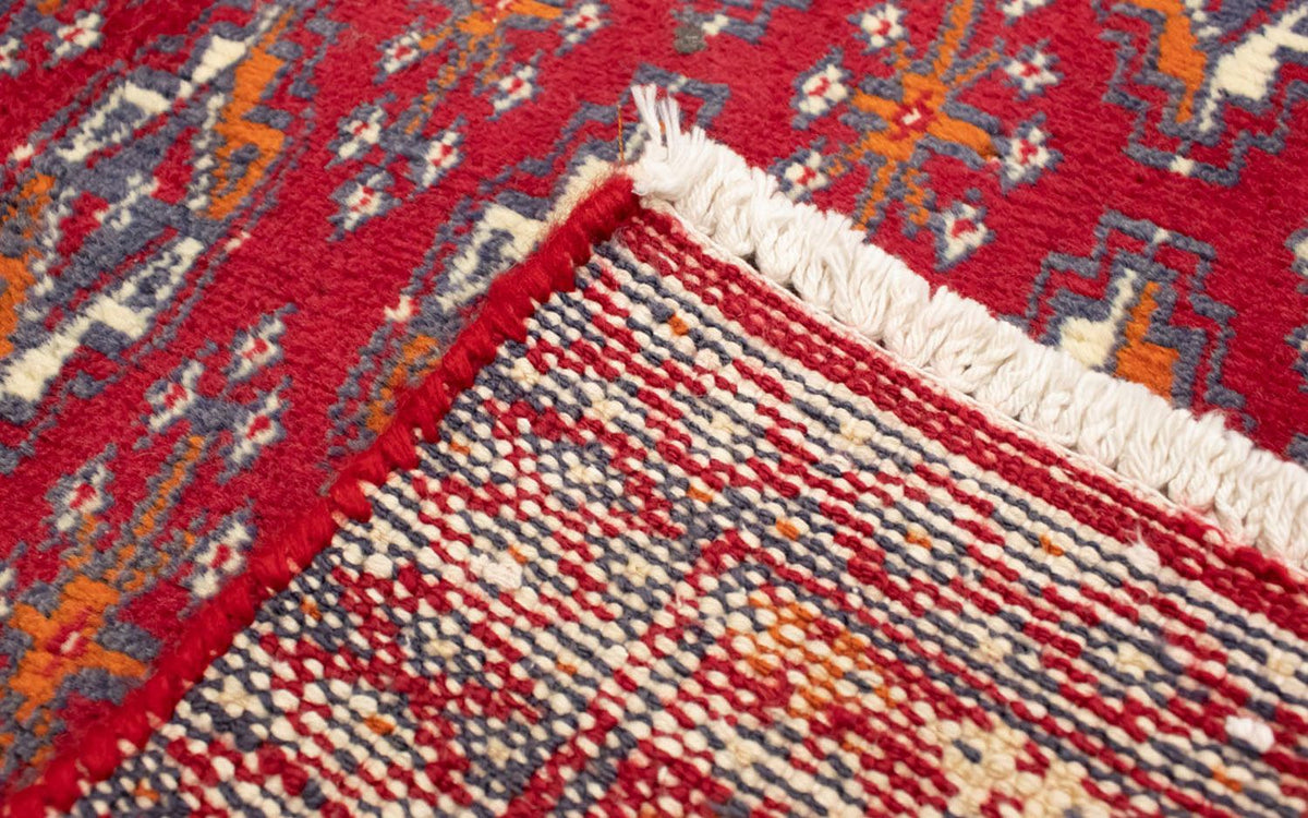 Alfombra de pasillo Alfombra Turkaman - 100 x 50 cm - rojo