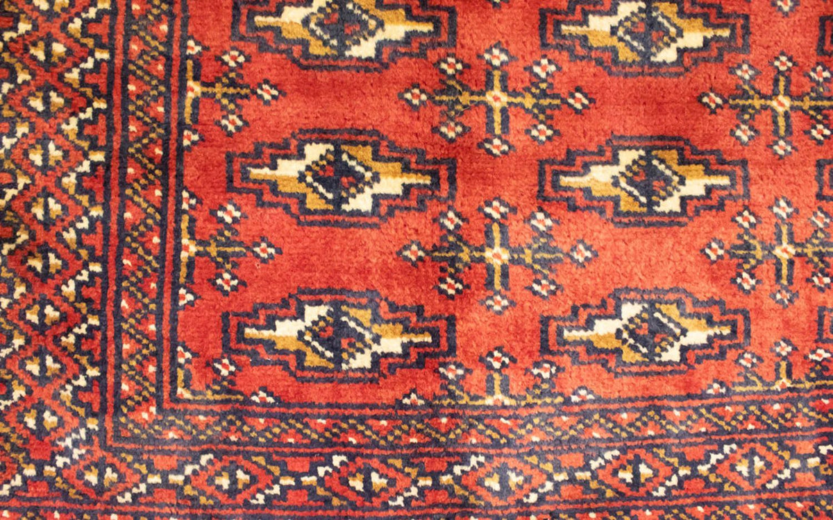 Alfombra de pasillo Alfombra Turkaman - 100 x 50 cm - rojo