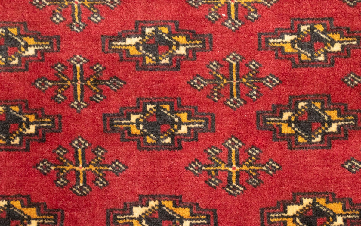Alfombra de pasillo Alfombra Turkaman - 100 x 50 cm - rojo