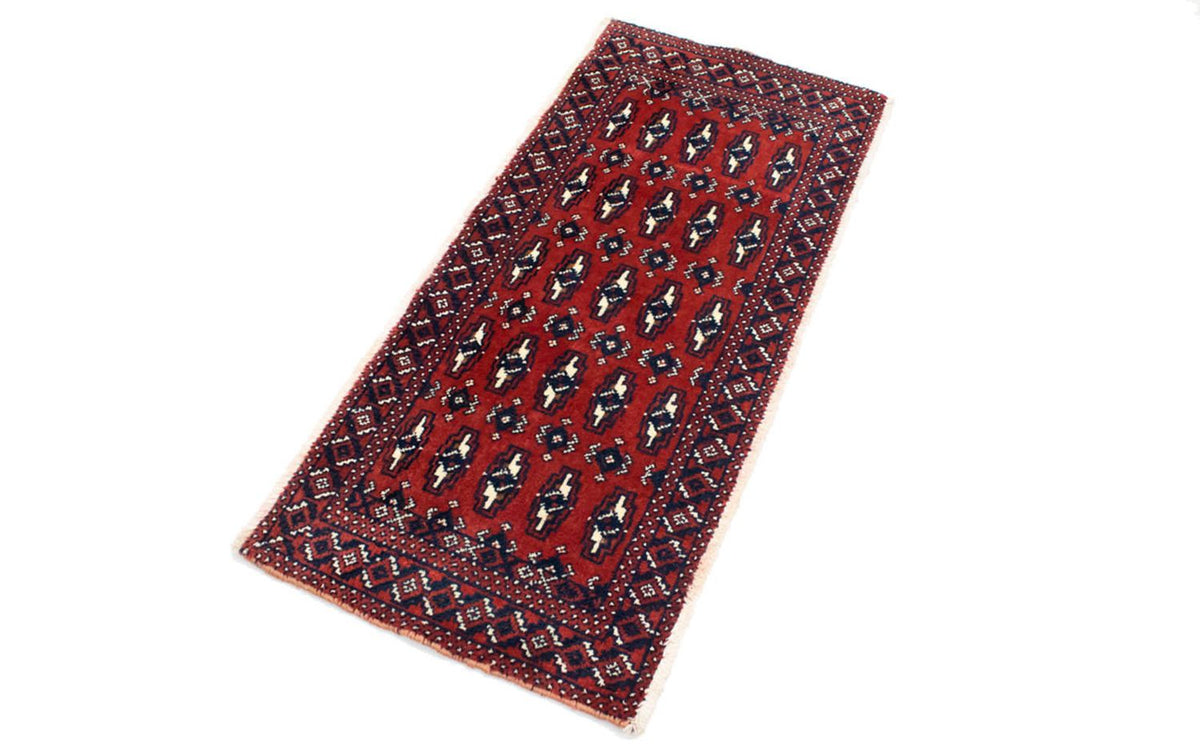 Alfombra de pasillo Alfombra Turkaman - 100 x 50 cm - rojo