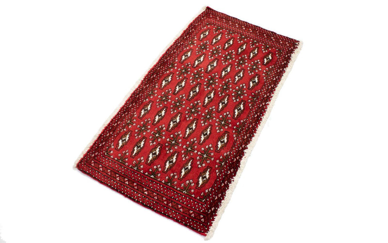 Alfombra de pasillo Alfombra Turkaman - 100 x 50 cm - rojo