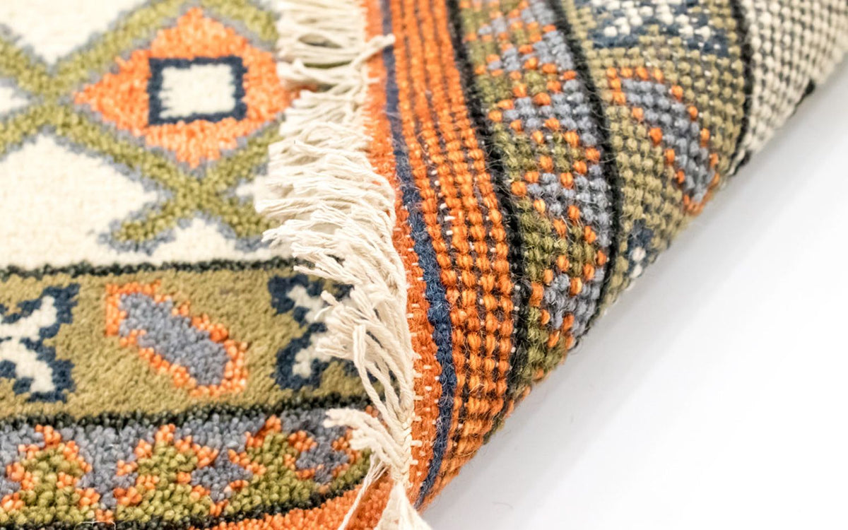 Alfombra oriental - 304 x 249 cm - naranja