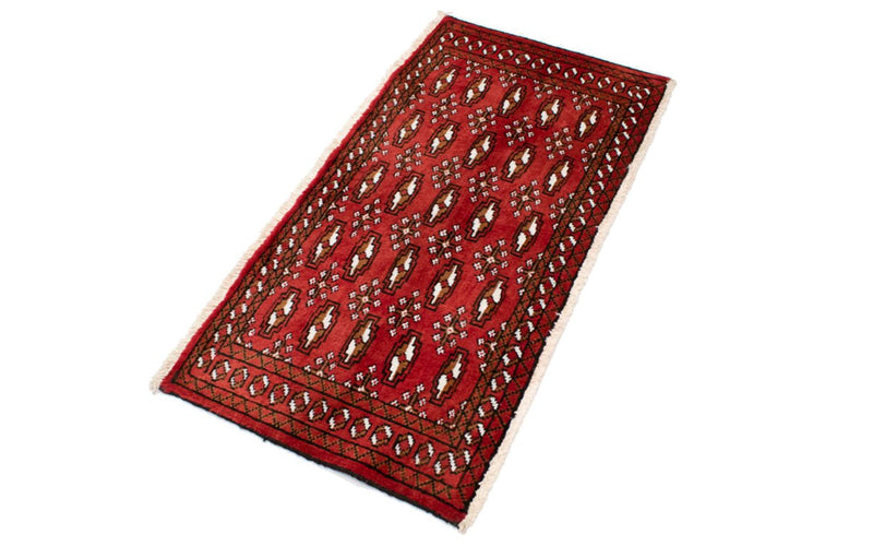 Alfombra de pasillo Alfombra Turkaman - 100 x 50 cm - rojo