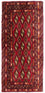 Alfombra de pasillo Alfombra Turkaman - 100 x 50 cm - rojo