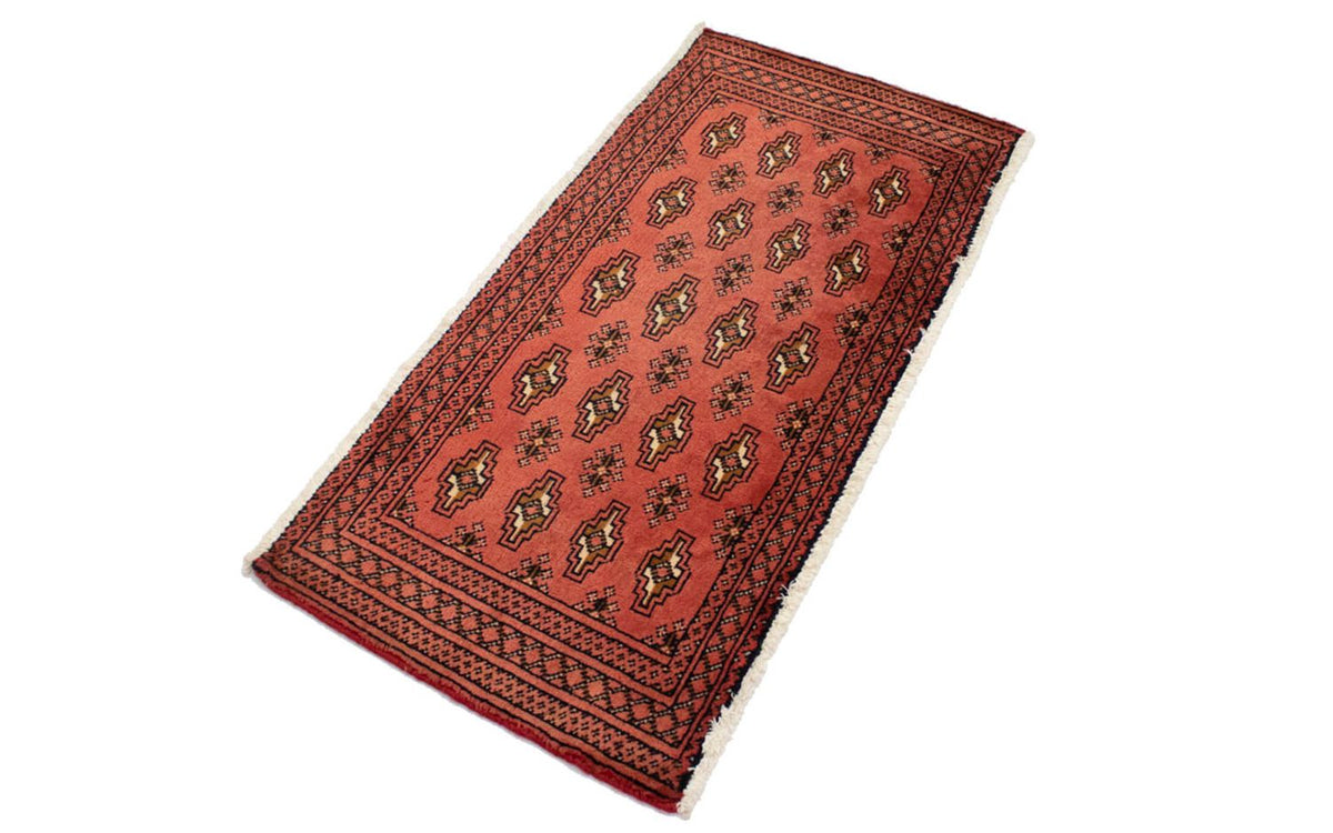 Alfombra de pasillo Alfombra Turkaman - 100 x 50 cm - rojo