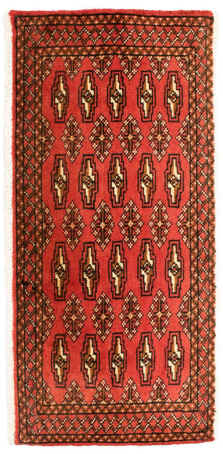 Alfombra de pasillo Alfombra Turkaman - 100 x 50 cm - rojo