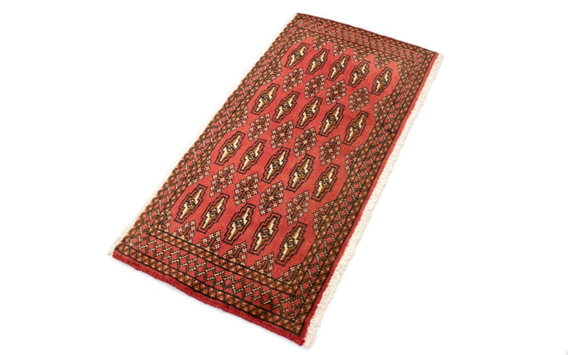 Alfombra de pasillo Alfombra Turkaman - 100 x 50 cm - rojo