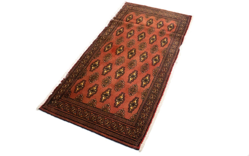 Alfombra Turkaman - 130 x 60 cm - óxido