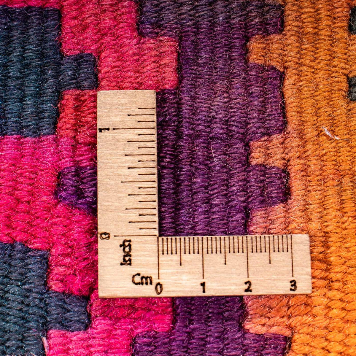 Alfombra de pasillo Alfombra Kelim - Antigua - 375 x 142 cm - multicolor