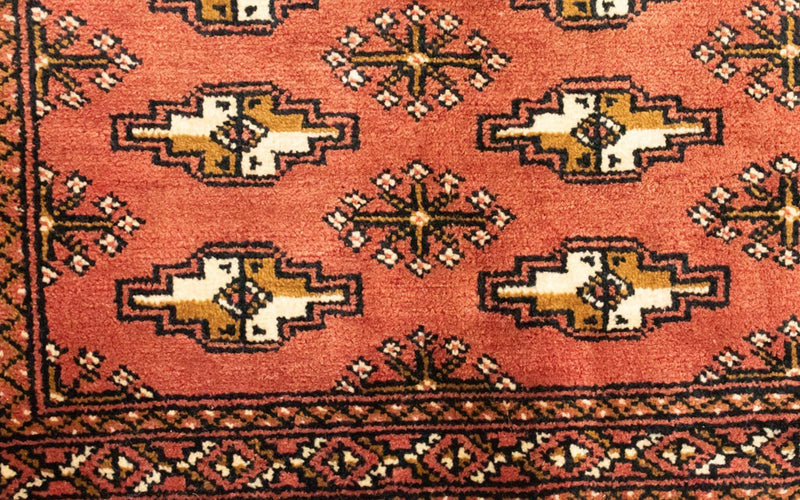 Alfombra Turkaman - 130 x 60 cm - óxido
