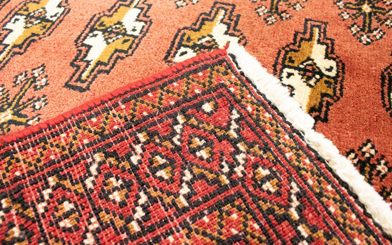 Alfombra Turkaman - 130 x 60 cm - óxido