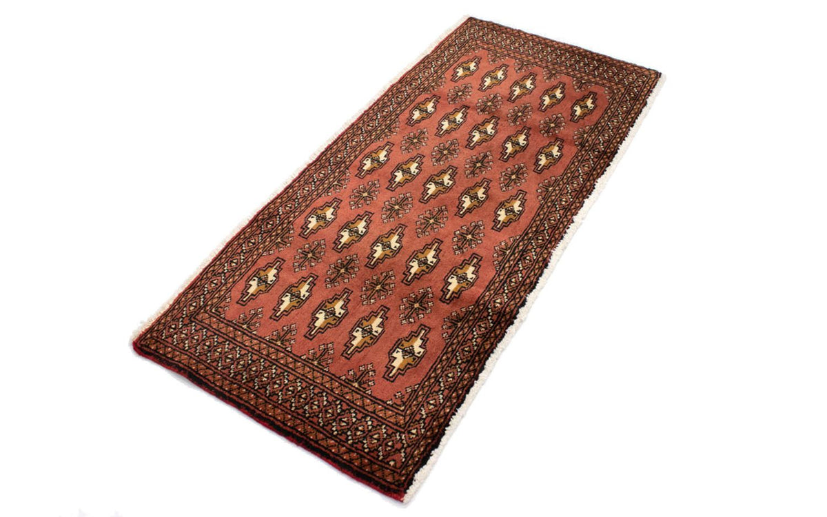 Alfombra Turkaman - 130 x 60 cm - óxido