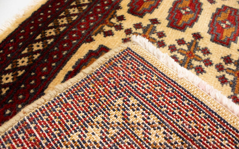 Alfombra Turkaman - 130 x 60 cm - beige