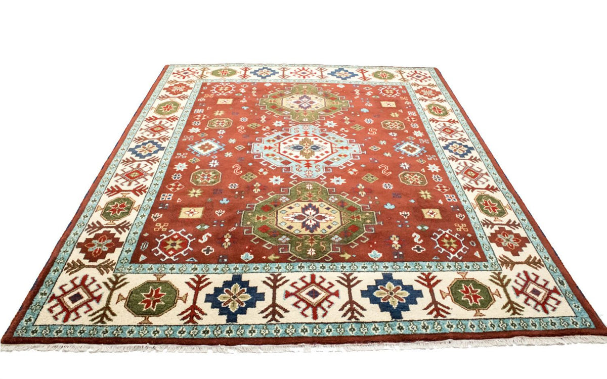 Alfombra oriental - 306 x 244 cm - rojo