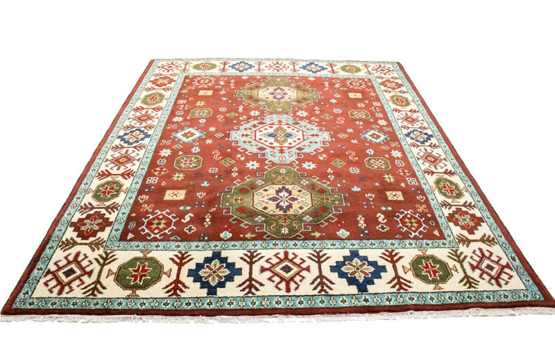 Alfombra oriental - 306 x 244 cm - rojo