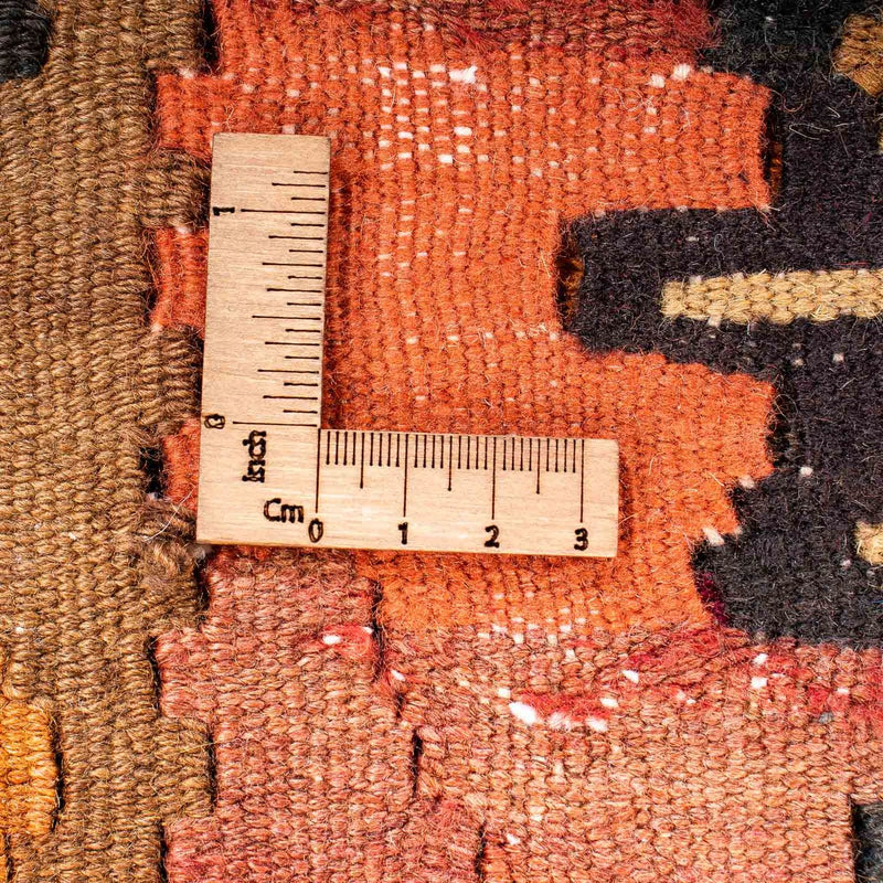 Alfombra de pasillo Alfombra Kelim - Antigua - 330 x 130 cm - multicolor