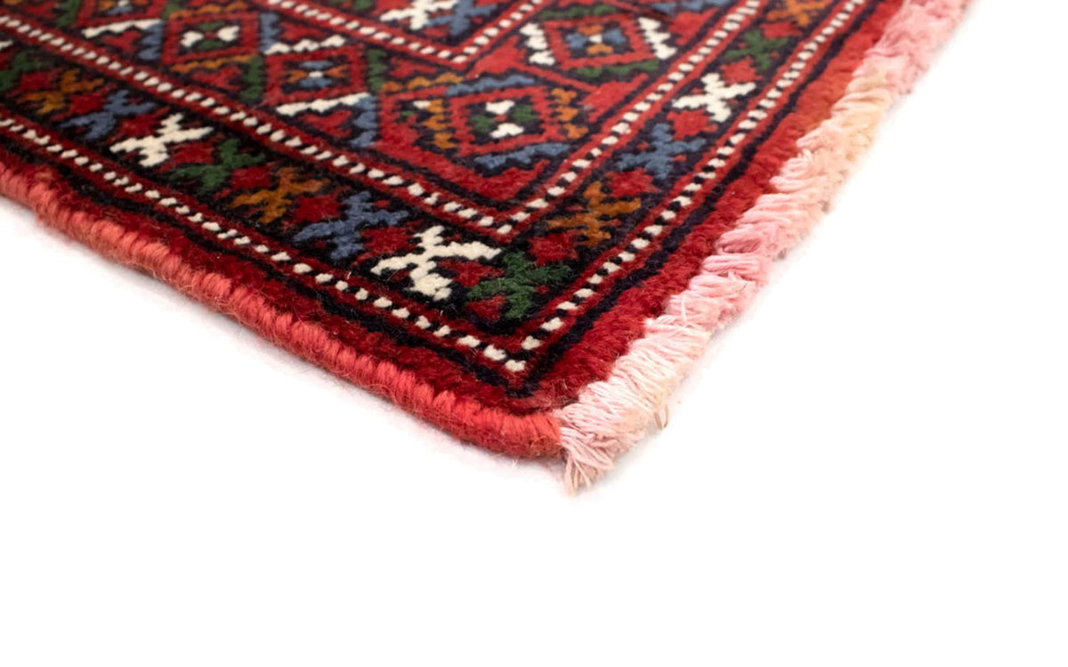 Alfombra Turkaman - 130 x 60 cm - rojo
