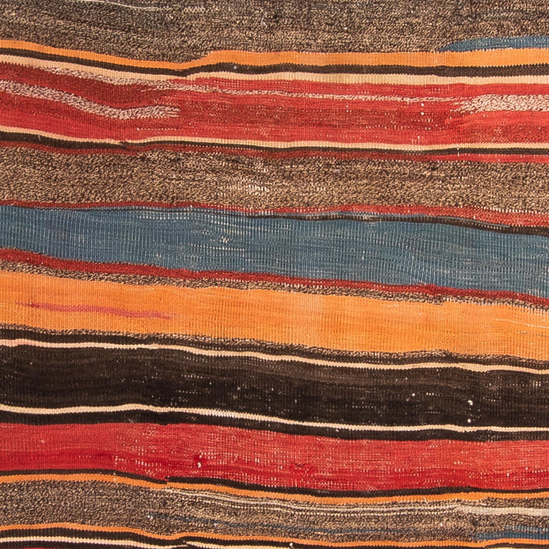 Alfombra de pasillo Alfombra Kelim - Antigua - 330 x 135 cm - multicolor