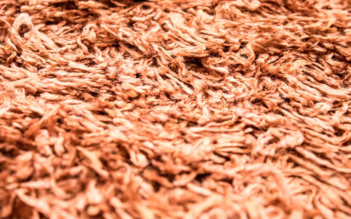 Alfombra de pelo largo - 332 x 178 cm - naranja