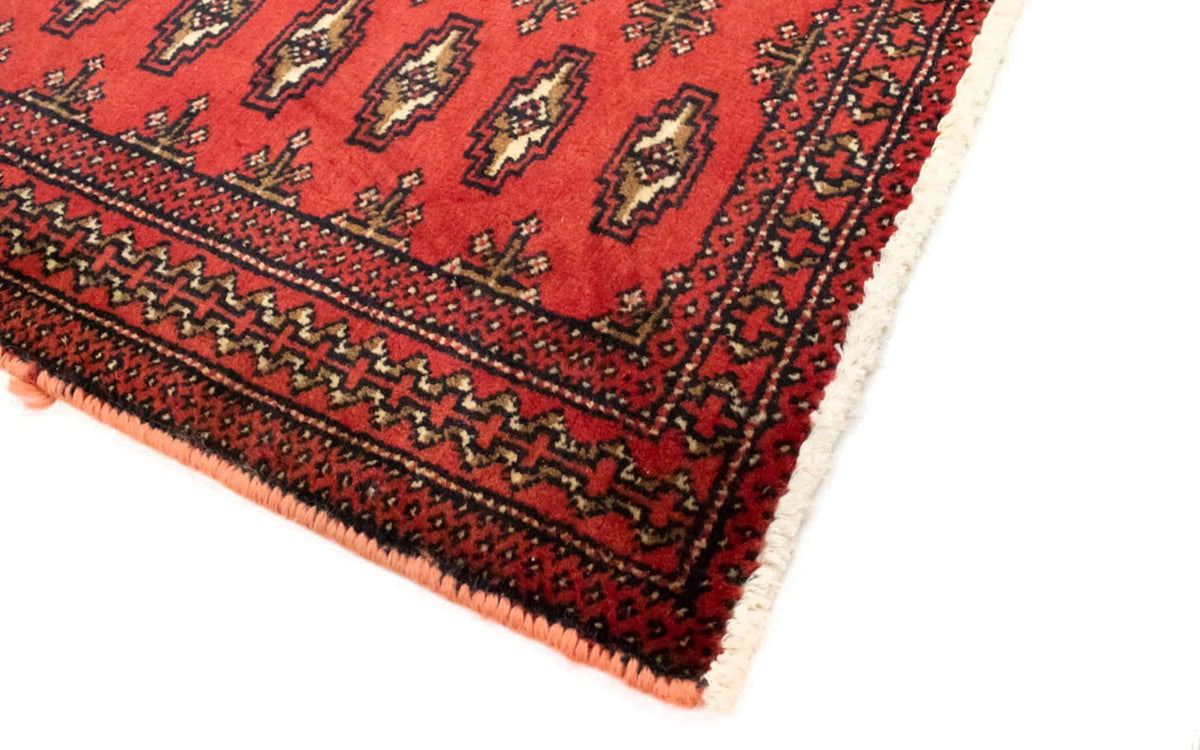 Alfombra Turkaman - 130 x 60 cm - rojo