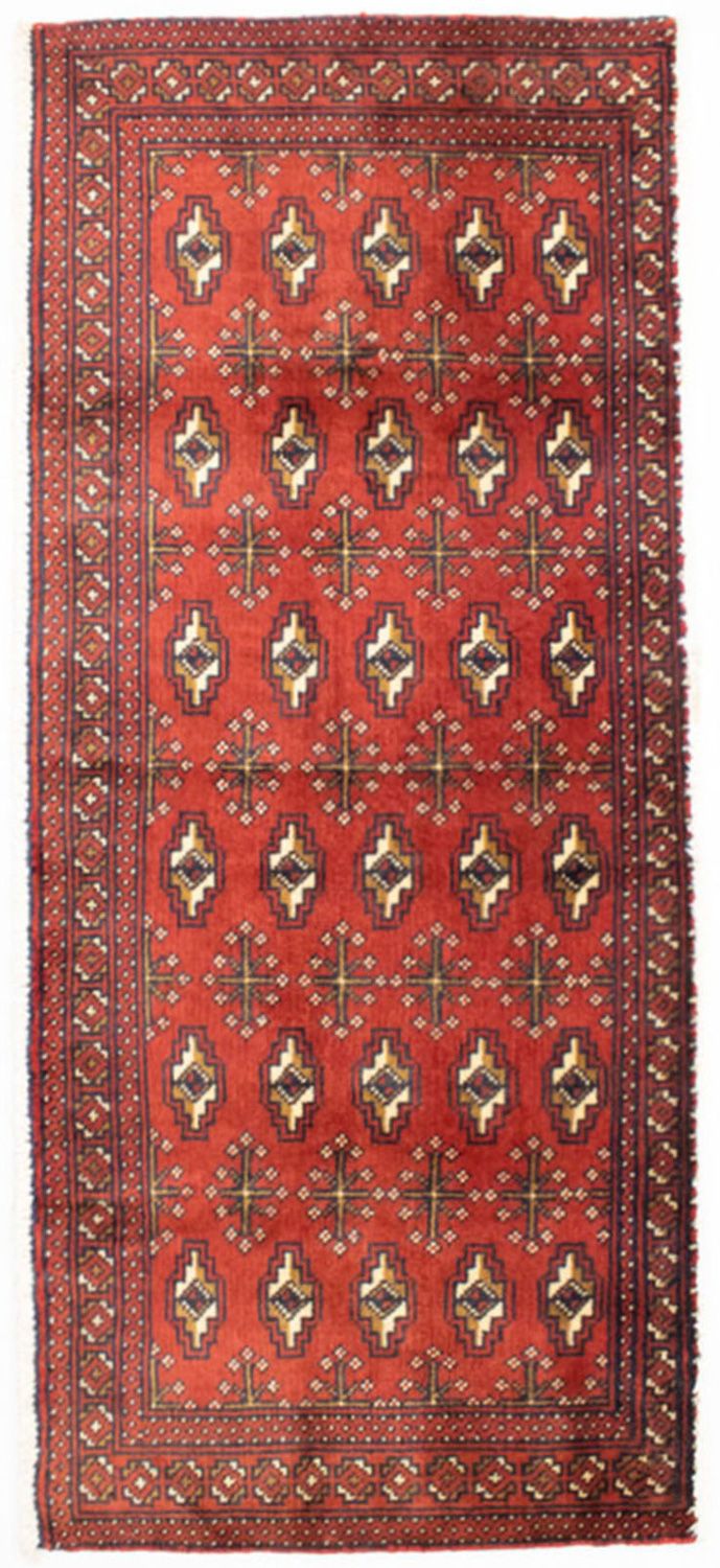 Alfombra Turkaman - 130 x 60 cm - óxido
