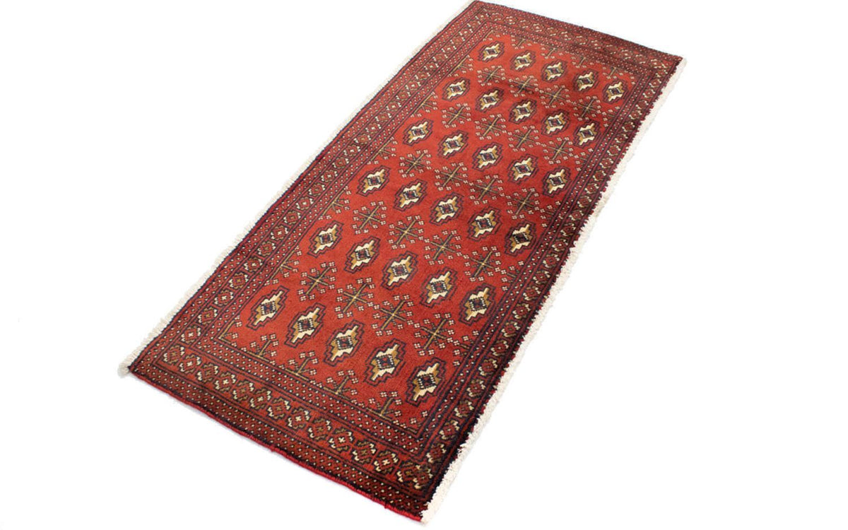 Alfombra Turkaman - 130 x 60 cm - óxido