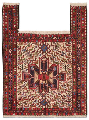 Alfombra Kelim - Oriental cuadrado  - 99 x 95 cm - beige