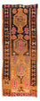 Alfombra de pasillo Alfombra Kelim - Antigua - 245 x 110 cm - multicolor