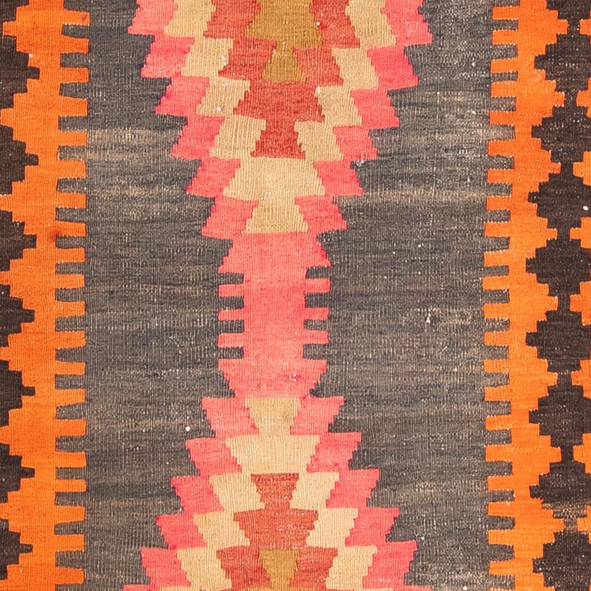 Alfombra de pasillo Alfombra Kelim - Antigua - 340 x 100 cm - multicolor