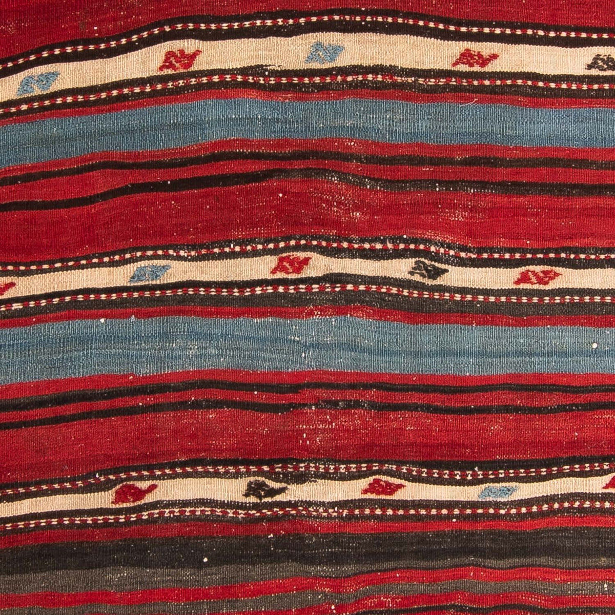Alfombra de pasillo Alfombra Kelim - Antigua - 250 x 140 cm - multicolor