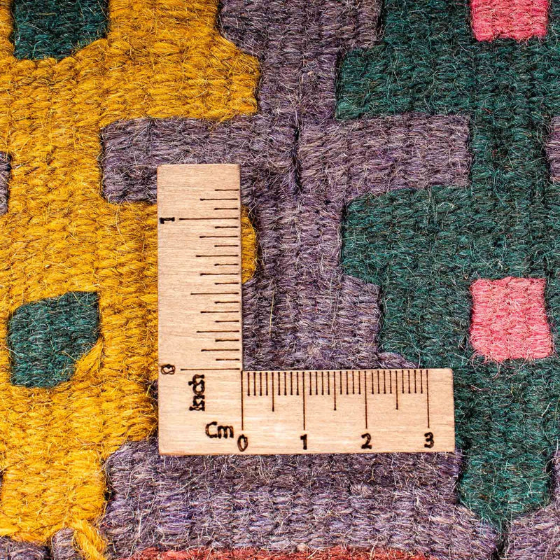 Alfombra de pasillo Alfombra Kelim - Antigua - 300 x 150 cm - multicolor