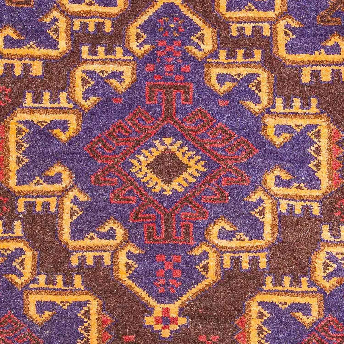 Alfombra Belutsch - 133 x 81 cm - azul