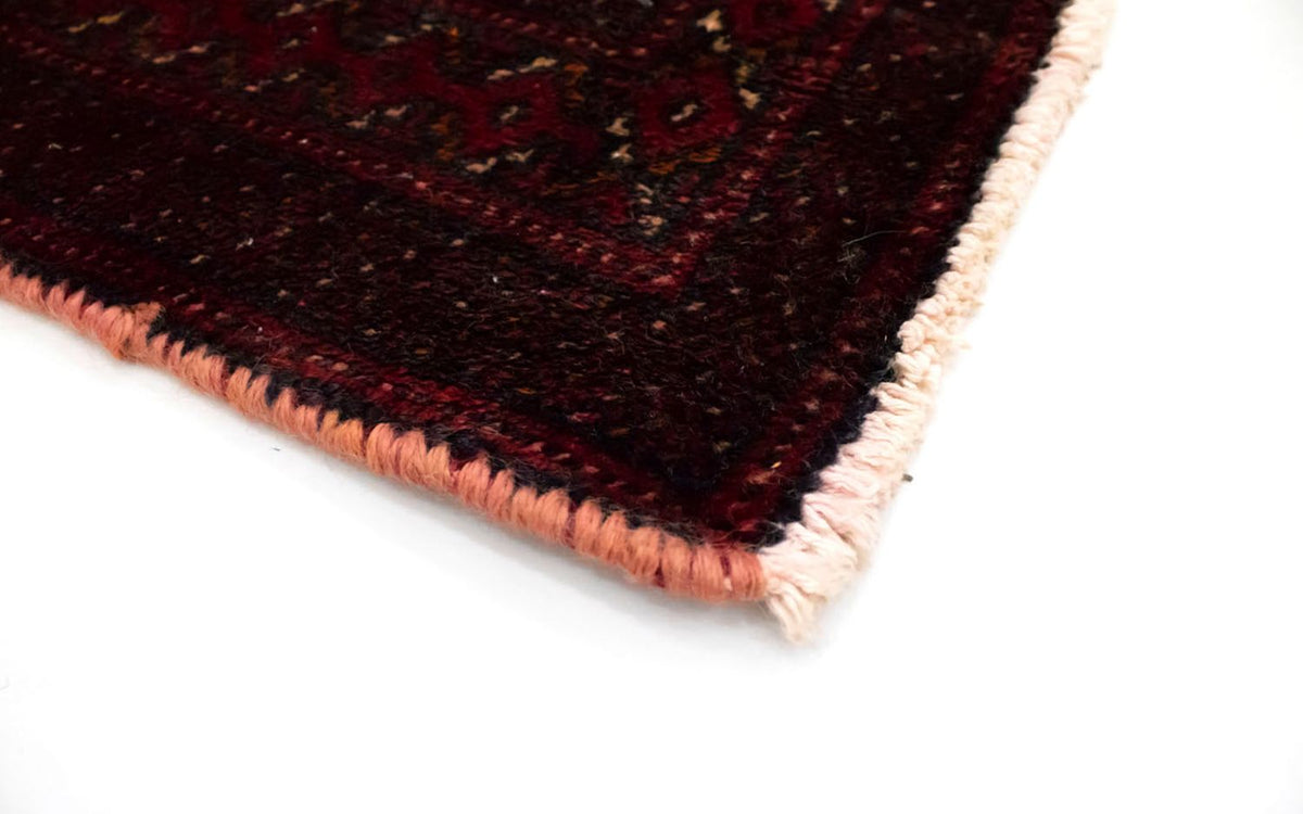 Alfombra Turkaman - 130 x 60 cm - rojo