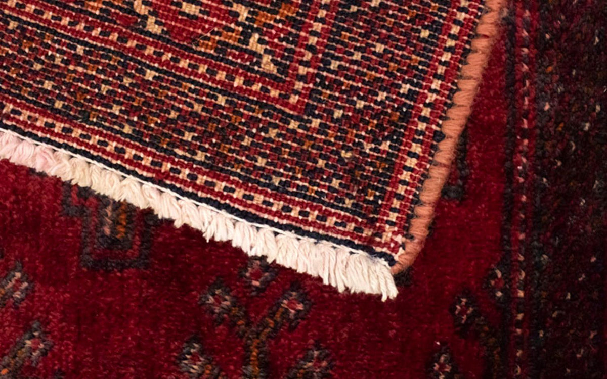 Alfombra Turkaman - 130 x 60 cm - rojo