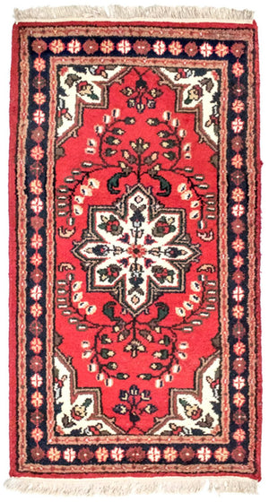 Alfombra oriental - 160 x 90 cm - rojo