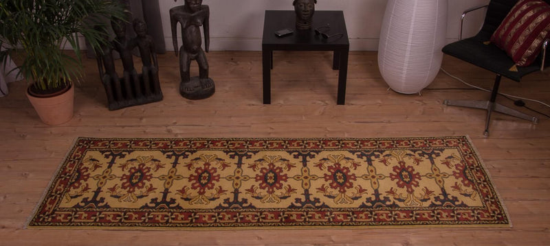 Alfombra de pasillo Alfombra Ziegler - 241 x 79 cm - oro