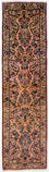 Alfombra de pasillo Alfombra persa - Clásica - 288 x 78 cm - rosa