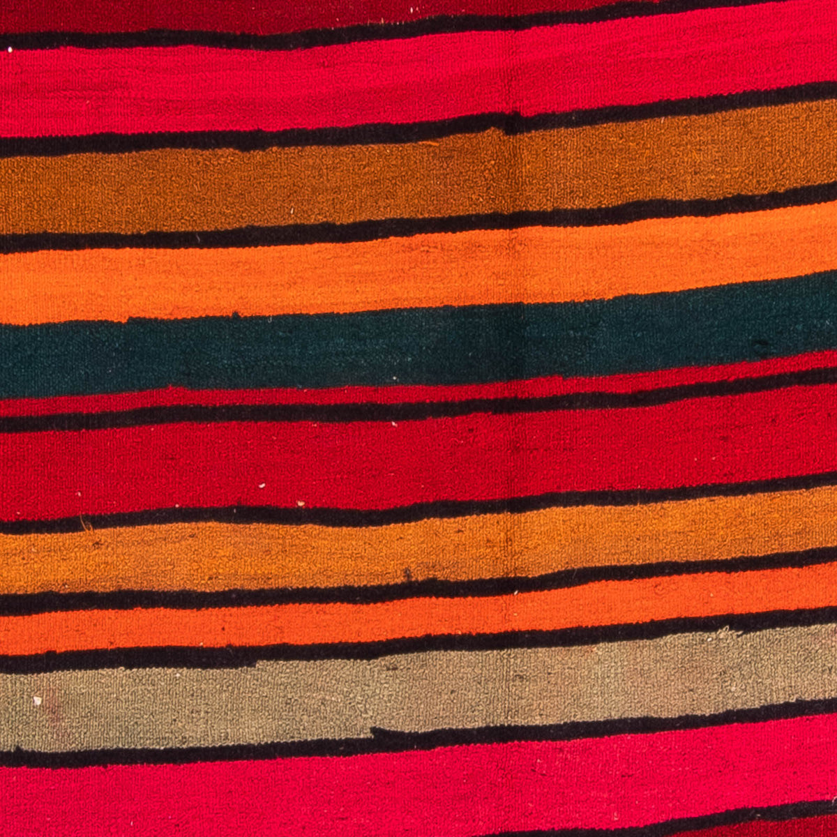 Alfombra de pasillo Alfombra Kelim - Antigua - 350 x 150 cm - multicolor