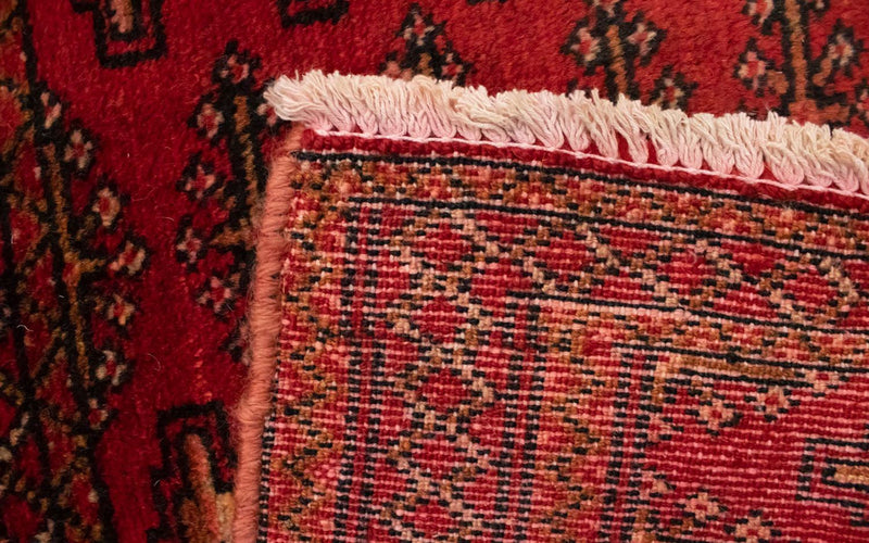 Alfombra Turkaman - 130 x 60 cm - rojo