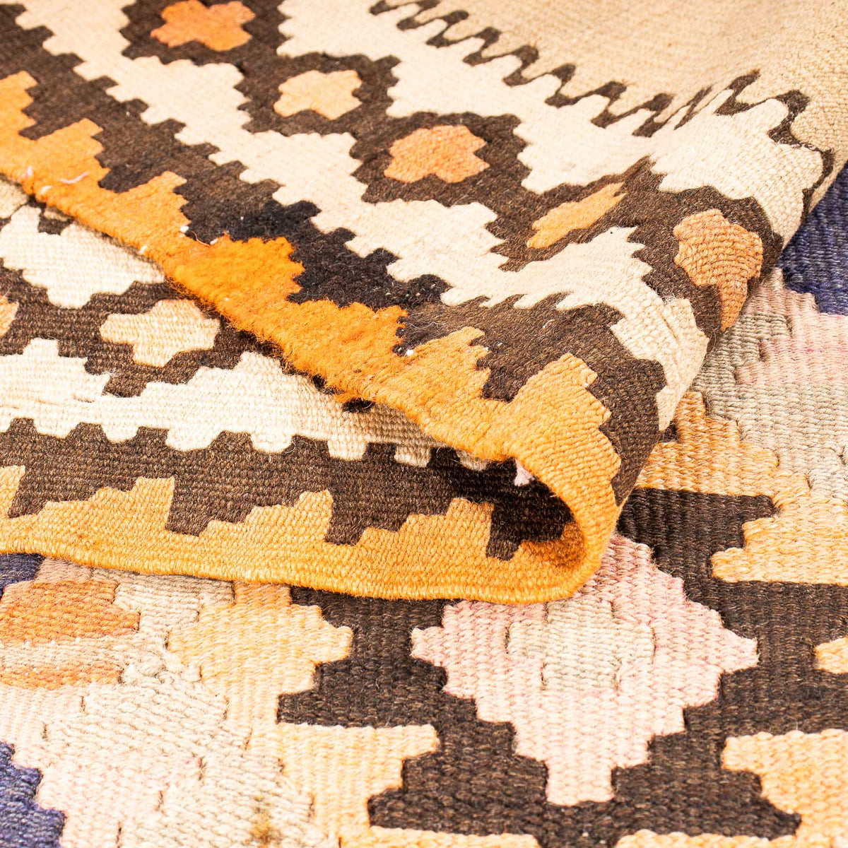 Alfombra Kelim - Antigua - 265 x 140 cm - multicolor