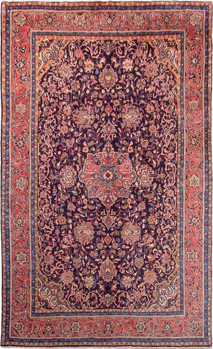 Alfombra persa - Clásica - 308 x 193 cm - azul