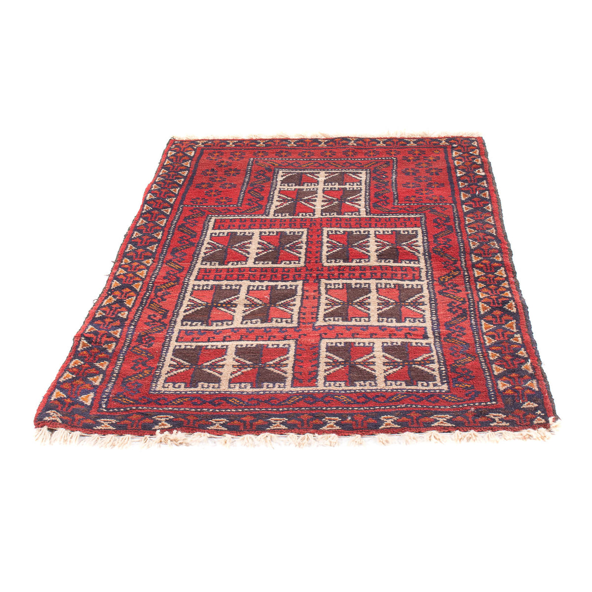Alfombra Belutsch - Alfombra de Oración - 127 x 80 cm - rojo