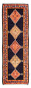 Alfombra de pasillo Alfombra Kelim - Antigua - 330 x 120 cm - multicolor