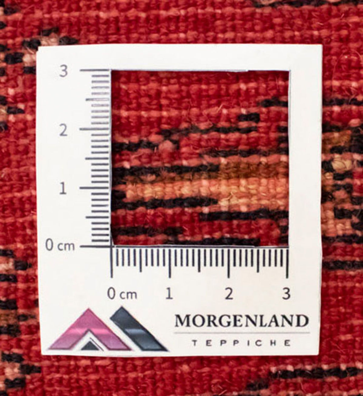 Alfombra Turkaman - 130 x 60 cm - rojo