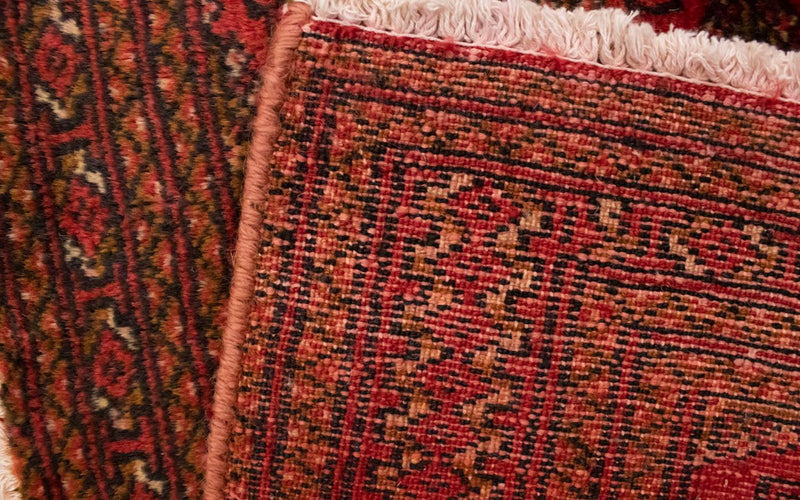Alfombra Turkaman - 130 x 60 cm - rojo