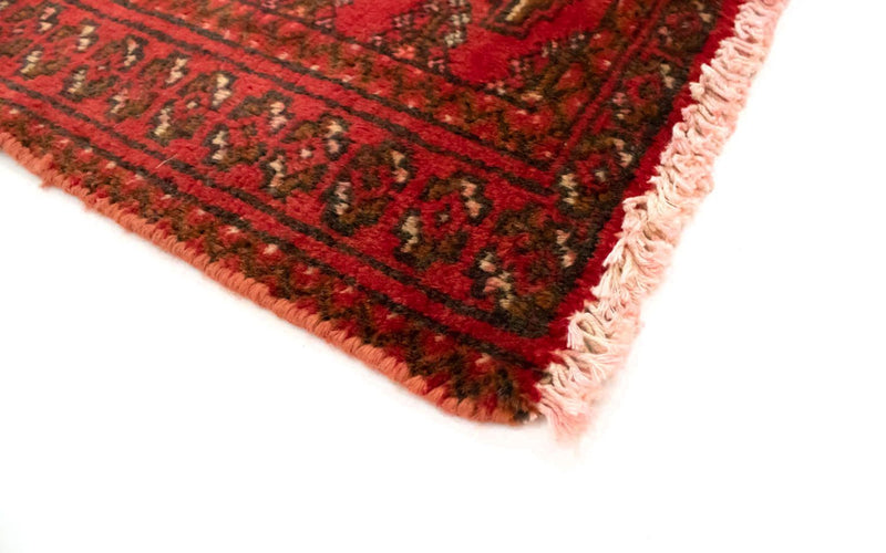 Alfombra Turkaman - 130 x 60 cm - rojo