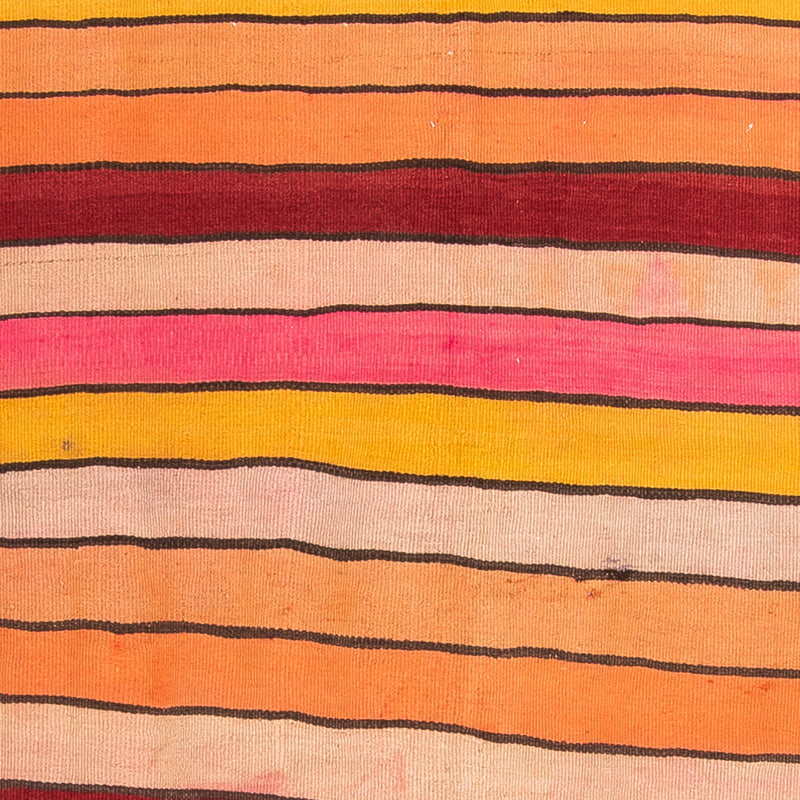 Alfombra de pasillo Alfombra Kelim - Antigua - 370 x 160 cm - multicolor