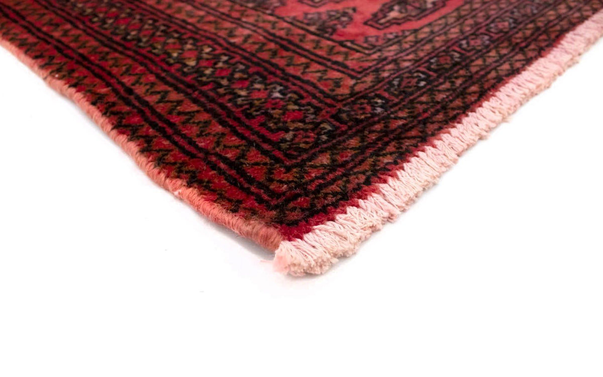 Alfombra Turkaman - 130 x 60 cm - rojo
