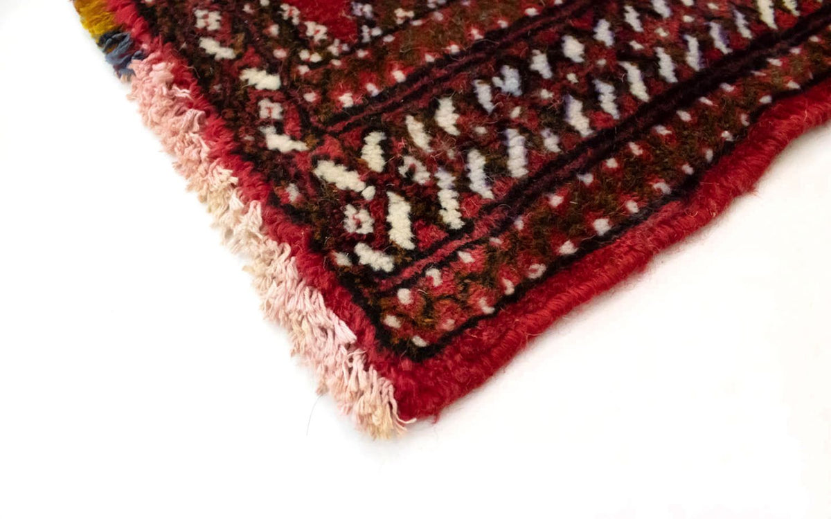 Alfombra Turkaman - 130 x 60 cm - rojo